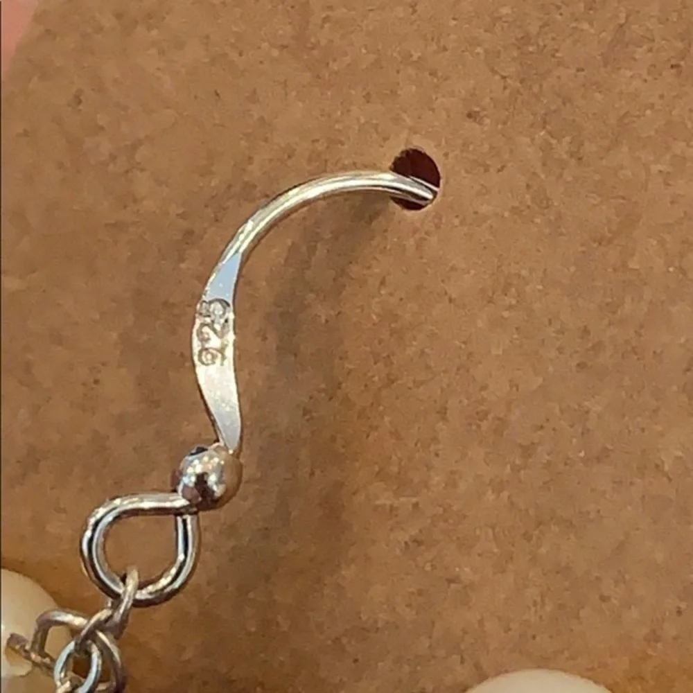 Sterling silver freshwater pearls amethyst stone